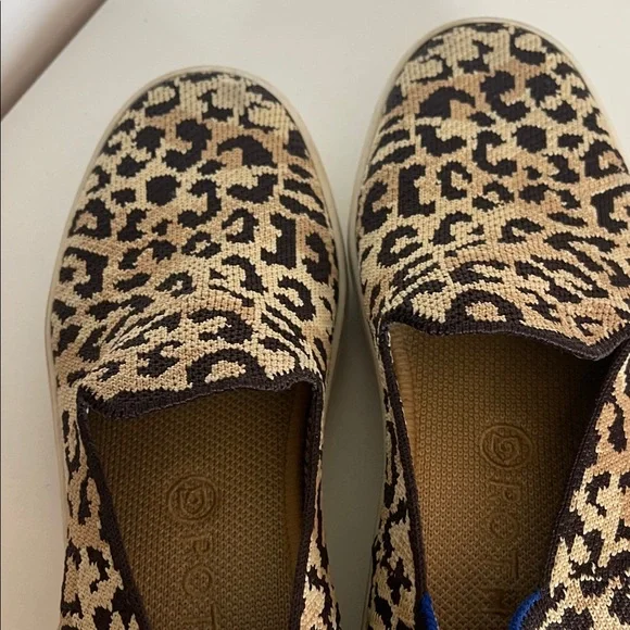 Rothy’s Leopard Print Slip-On Sneakers - Picture 5 of 8